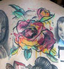 Watercolor Rose Tattoo All Healed Up Watercolor Rose Tattoos Watercolor Rose Watercolor