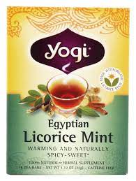 Yogi Tea Organic Egyptian Licorice Mint Caffeine Free Yogi Green Tea Yogi Tea Herbal Detox Tea