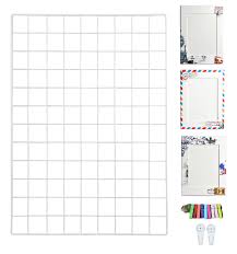 Black grid panel 1' x 5'. Grid Panel Photo Wall Grid Mesh Display Panel Wall Multi Functional Metal Mesh Grid Panel Photo Wall Decoration Diy Grid Wall Ins Art Display Hanging Organizer Memo Board White Buy Online In