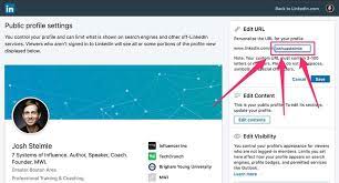 On the main menu bar at the top of the page, hover over profile with your mouse and select edit profile. Quick Linkedin Tip Customize Your Url Josh Steimle