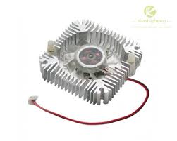 fan cooled aluminium heat sinks for 5w