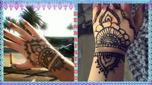 Touch device users, explore by touch or with swipe gestures. How To Do A Henna Tattoo Tumblr Hand Design Youtube