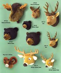 Plush Animal Wall Mounts Www Madmoose Com Animal Heads Boy Nursery Baby Boy Rooms