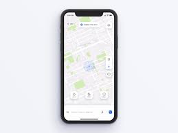Iphone X Maps App Concept App Map App Design Inspiration Mobile App Design