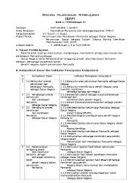 Proses perumusan pancasila sebagai dasar negara diawali oleh badan resmi yaitu. 2 Rpp Bab 1 Pert 1