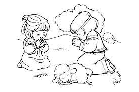 The best selection of royalty free children drawing outline vector art, graphics and stock illustrations. Child Little Girl Praying Coloring Page Coloring Home