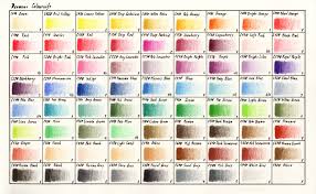 Colour Chart Derwent Coloursoft Range By Davidrak
