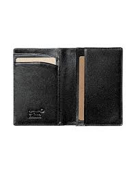 Montblanc Meisterstuck Business Card Holder Gusset Black Wallet Montblanc Wallets Online On Yoox 46486626ex