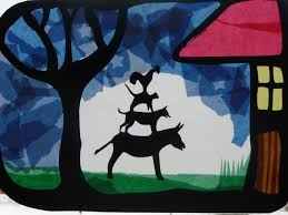 Bremer Stadtmusikanten Fensterbild Transparent Bremer Stadtmusikanten Marchen Basteln Kunst Grundschule