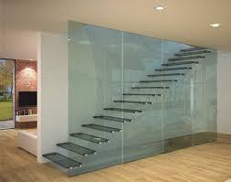 For use with 1/2 ″ and 3/8 '' monolithic tempered glass. Glass Stairs Glass Steps Structural Glass Railings