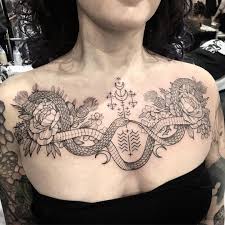 Chest Piece Chest Tattoos For Women Cool Chest Tattoos Chest Piece Tattoos