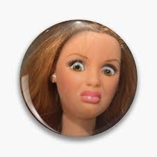 Barbie Doll Pins and Buttons for Sale