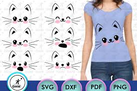 Download Cat Expresions Bundle Cricut Maker Graphic By Oscar Mattey Creative Fabrica PSD Mockup Templates