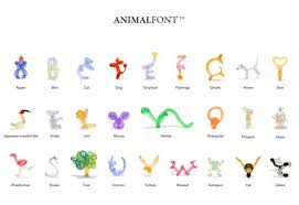 Animal Balloon Typography Balloon Animals Balloons Balloon Art