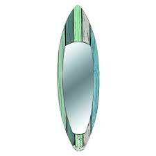 Mirrors can be installed with wall anchors, french cleats, mirror clips, or mirror mastic. Surfboard Shaped Wooden 32 Quot H Wall Decor Complete With A Mirror And Cute Anchor Emblem On The Bottom Coastal Mirrors Surfboard Shapes Mirror Wall