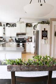 decorating above kitchen cabinets