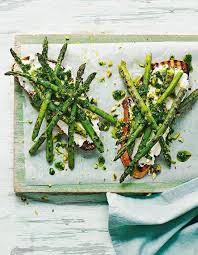 Griddled Asparagus Goat S Cheese And Herb Oil Toast Asparagus Dishes Asparagus Recipe Summer Recipes Dinner