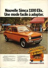 Simca 1100 Elix 3portes Placage Bois Simca Pub Voiture Voiture Francaise