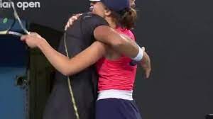 Kubot is serving game 1. Alez To Byl Ciezki Mecz Wielki Rewanz Zwyciestwo Swiatek I Kubota W Mikscie Tenis Sport Pl