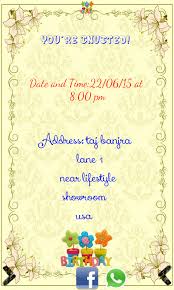 Choose from thousands of fun invitation templates, or browse through stock photos for ideas. Birthday Invitation Card Maker Apk Android Gratuit Telecharger Appstoi Com