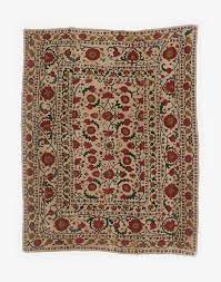Sarees used and second hand supplier. Uzbek Suzani Embroidered Silk Wall Hanging Kichy
