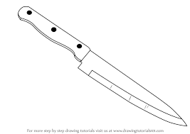 You might also like our other kawaii / chibi lessons. Learn How To Draw A Kitchen Knife Everyday Objects Step By Step Drawing Tutorials
