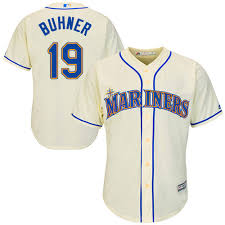 majestic replica jay buhner mens cream mlb jersey 19