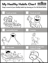 Life skills for kids by age (with printables!) maybe you decide no one can leave the kitchen after meals until it's all clean. My Healthy Habits Chart Kids Coloring Pages Pbs Kids For Parents