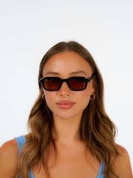 Red Raven Unisex Γυαλιά Ηλίου με Καφέ Κοκκάλινο Σκελετό και Καφέ Φακό  49025349353806