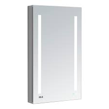 The peculiar cabinets to hold your smaller bathroom items are fun and interesting. Orren Ellis Tattnall Recessed Or Surface Mount Frameless Medicine Cabinet With 3 Adjustable Shelves And Led Lighting And Electrical Outlet Wayfair