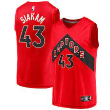 Raptors forward pascal siakam underwent successful surgery on his left shoulder in los angeles last week to repair a torn labrum, the team announced friday in a press release. Youth Toronto Raptors Pascal Siakam Fanatics Branded Red 2020 21 Fast Break Player Jersey Icon Edition