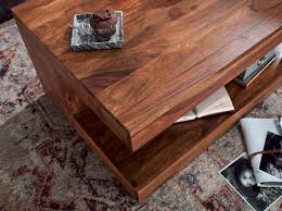 Neben massiven wohnzimmertischen finden sich in unserem massivum sortiment auch solche modelle, die. Wohnling Couchtisch Mumbai Sheesham Massiv Holz 90 X 60 X 40 Cm Wohnzimmer Tisch Design