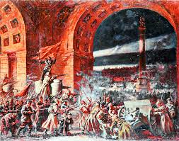 Bolshevik Red Guards Storming The Winter Palace In Petrograd October Revolution Revolution Art Historical Art Soviet Art