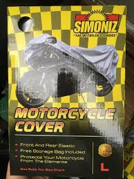 Simoniz Motorcycle Cover Sizes L Xl For Sale In Bristol