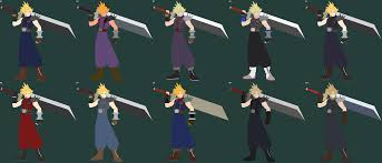 Try to search more transparent images related to cloud strife png |. Cloud Strife Color Palettes 1 10 By Comicmasteralex On Deviantart