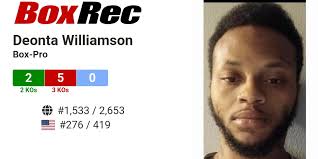 BoxRec: Deonta Williamson