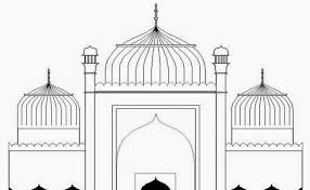 Gambar mewarnai masjid dengan gambar kartun gambar warna | copyright . Gambar Masjid Kartun Anak Sd Nusagates