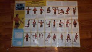 Details About Vintage Bullworker Wall Chart With 24 Exercises