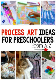 A Z Process Art Ideas For Preschoolers The Measured Mom Process Art Preschool Preschool Art Projects Preschool Art