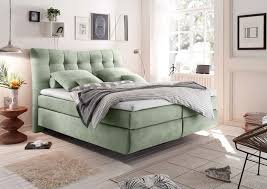 Nicht ohne grund werden boxspringbetten auch als amerikanische betten bezeichnet. Malibu 180x200 Cm Boxspringbett Grun Gunstig Mobel Kuchen Buromobel Kaufen Froschkonig24