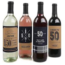Imagine all the people they love coming together into one video montage made especially make it a memorable 50th birthday with a surprise video montage full of friends and family to give as a gift. 50th Birthday Wine Bottle Labels This Year S Best Gift Ideas
