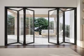 With an interior and exterior sill height of just.75, it lines up with most interior flooring for a smooth transition to the outside. China Thermal Break Profile Aluminium Glass Folding Door Systems China Folding Door Systems Glass Folding Door Systems