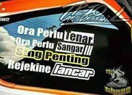 Check spelling or type a new query. Tulisan Stiker Kreatif Di Kaca Samping Truk Gans Bikin Senyum2 Sendiri Hehehe Setia1heri Com