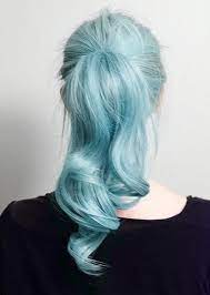 The Tasty Trend Cotton Candy Colored Hair Blush Magazine Light Blue Hair Light Hair Color Hair Color Pastel