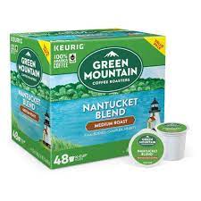 Green Mountain Coffee Nantucket Blend Keurig Single Serve K Cup Pods Medium Roast Coffee 48ct Green Mountain Coffee Light Roast Coffee Breakfast Blend