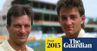 Australian cricketing brothers Steve and Mark Waugh reach 50 not out
