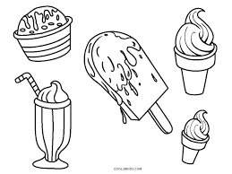 Your children will love to color these sweet looking coloring pages. Free Printable Ice Cream Coloring Pages For Kids