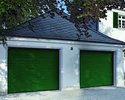 Grunes Tor Mit Waagrechten Sicken Tore Grun Tor