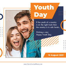 The un's international youth day is a united nations day of observance but it is not a public symbols. Free International Youth Day Greeting Cards Maker Online Create Custom Wishes