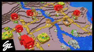 Search for the best place near your house or village to grow a large mushroom tree in minecraft. Mushroom Villages In Minecraft Youtube